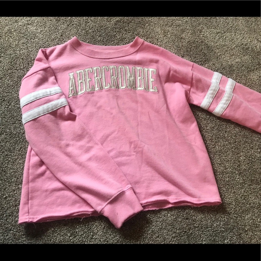 Pink Abercrombie sweatshirt